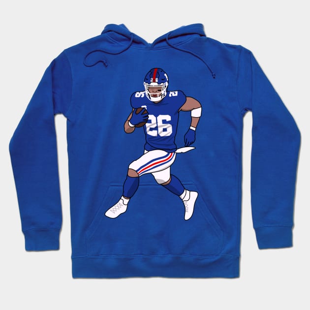 number 26 saquon Hoodie by rsclvisual